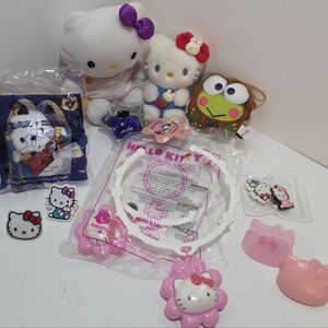 Hello Kitty Bundle Charms, Rings Plushies and More